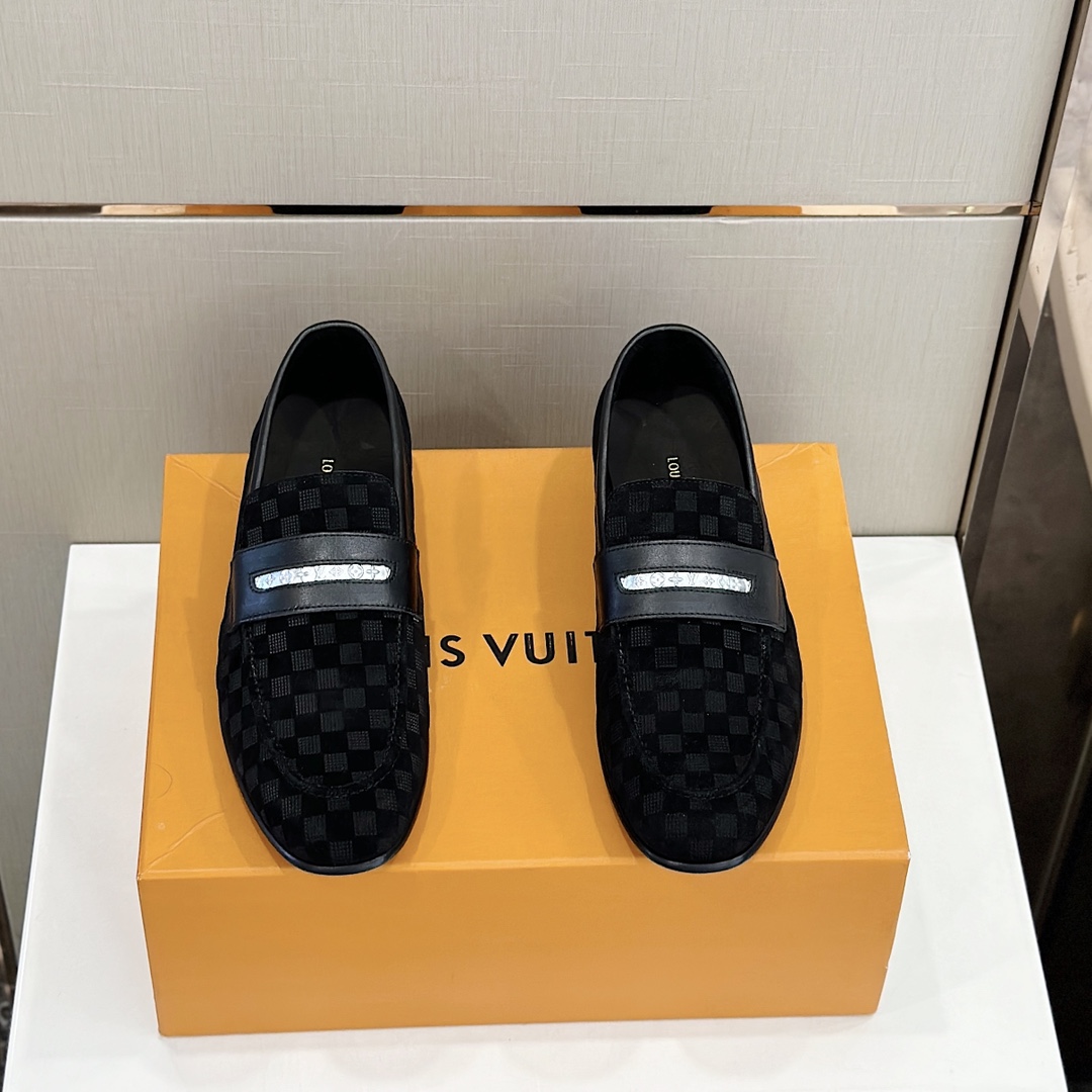GIÀY LOUIS VUITTON GLOVE LOAFER SHOES AAA