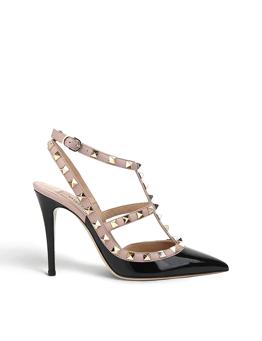 GIÀY VALENTINO GARAVANI So Noir rockstud 100 leather courts