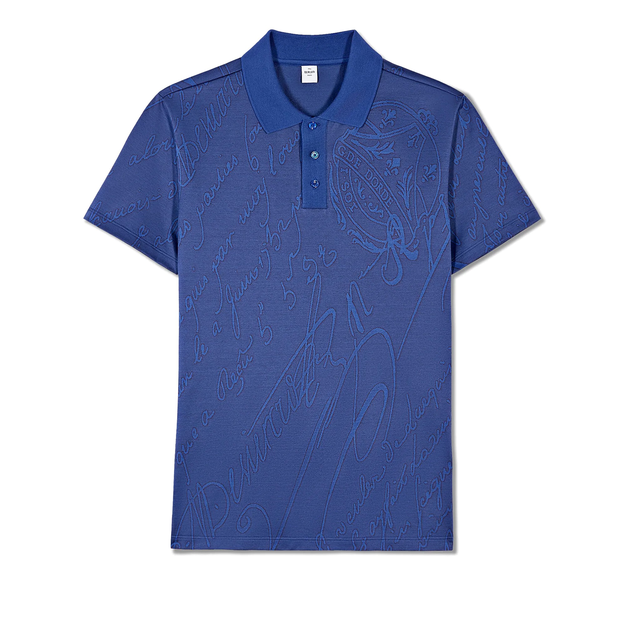 ÁO BERLUTI SCRITTO POLO -SHIRT SS2022