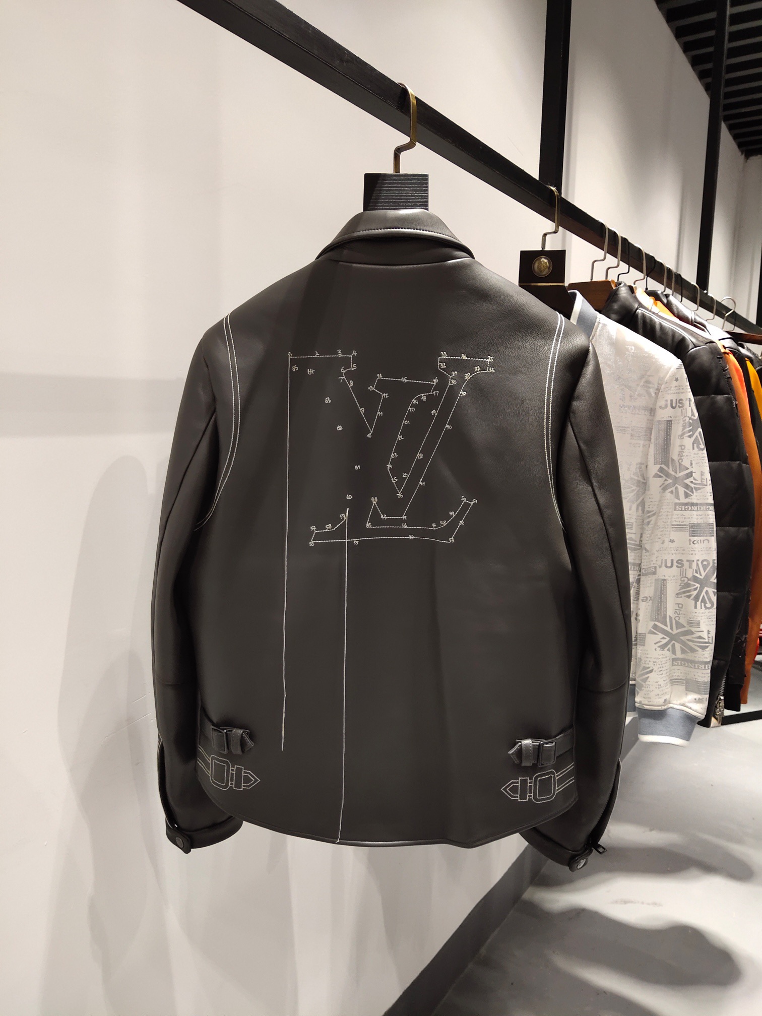 ÁO LOUIS VUITTON LEATHER JACKET