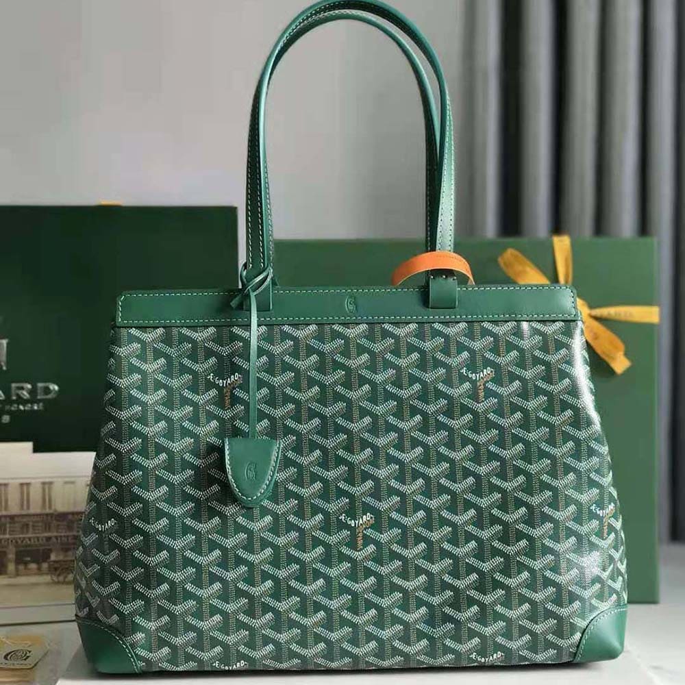 TÚI Goyard Women Bellechasse Biaude PM Bag-Green