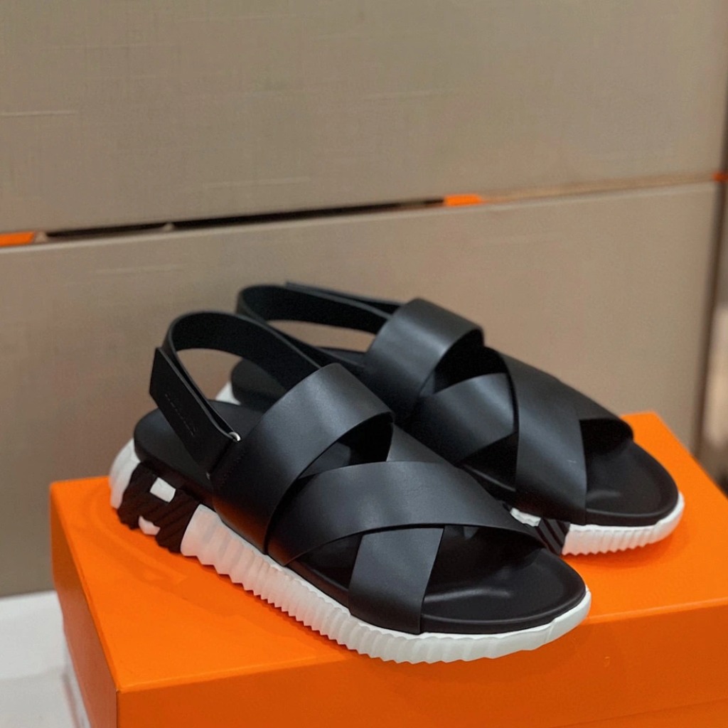 DÉP HERMES Electric sandal Black