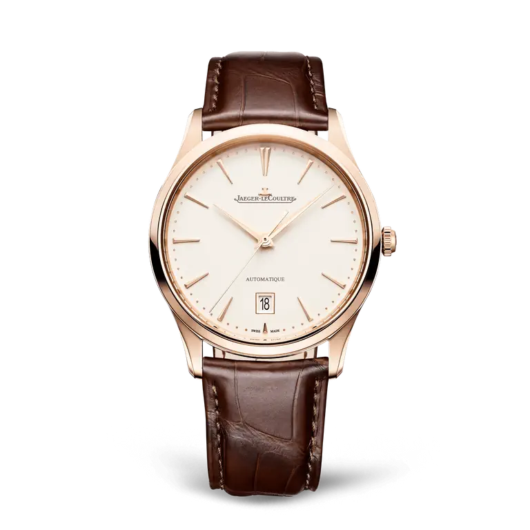 ĐỒNG HỒ Jaeger-LeCoultre Master Ultra Thin Rose Gold White Dial