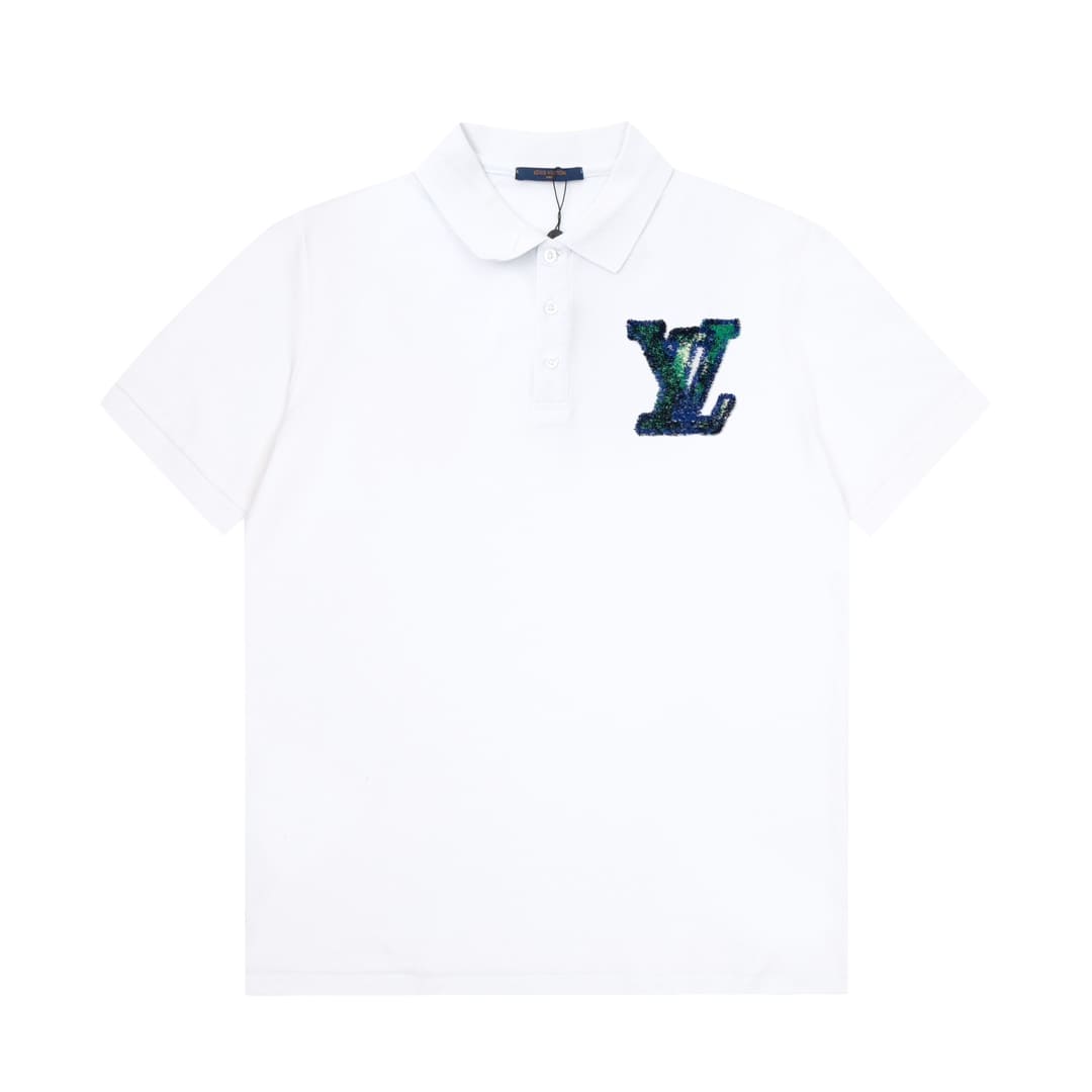 ÁO LOUIS VUITTON POLO SHIRT MÀU TRẮNG UNISEX