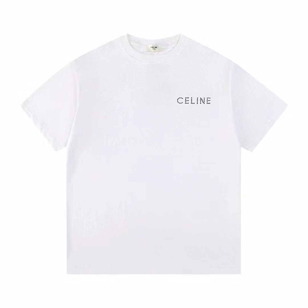 ÁO CELINE T SHIRT MÀU TRẮNG UNISEX