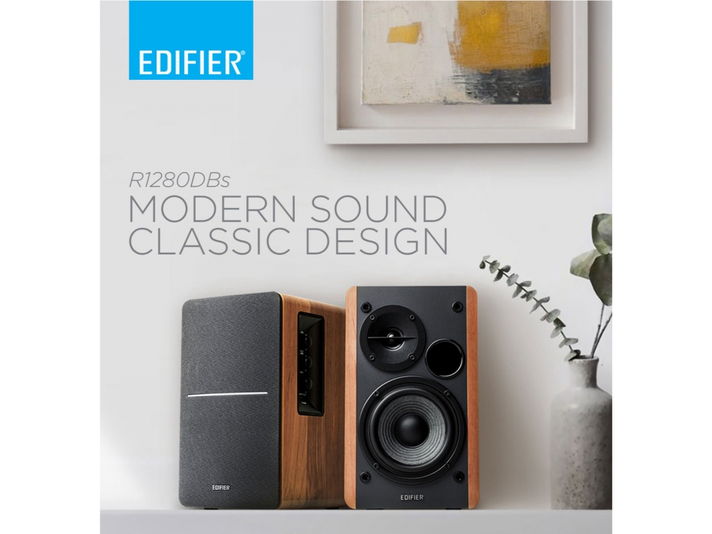 LOA bluetooth bookshelf Edifier R1280DBS màu Brown