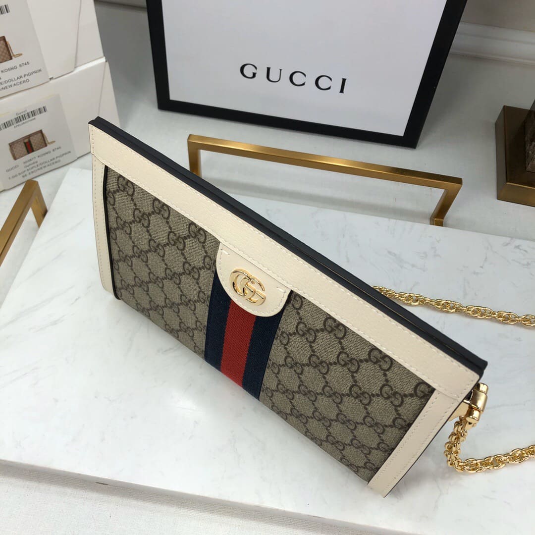 TÚI Gucci Ophidia GG small shoulder bag white Top Quality