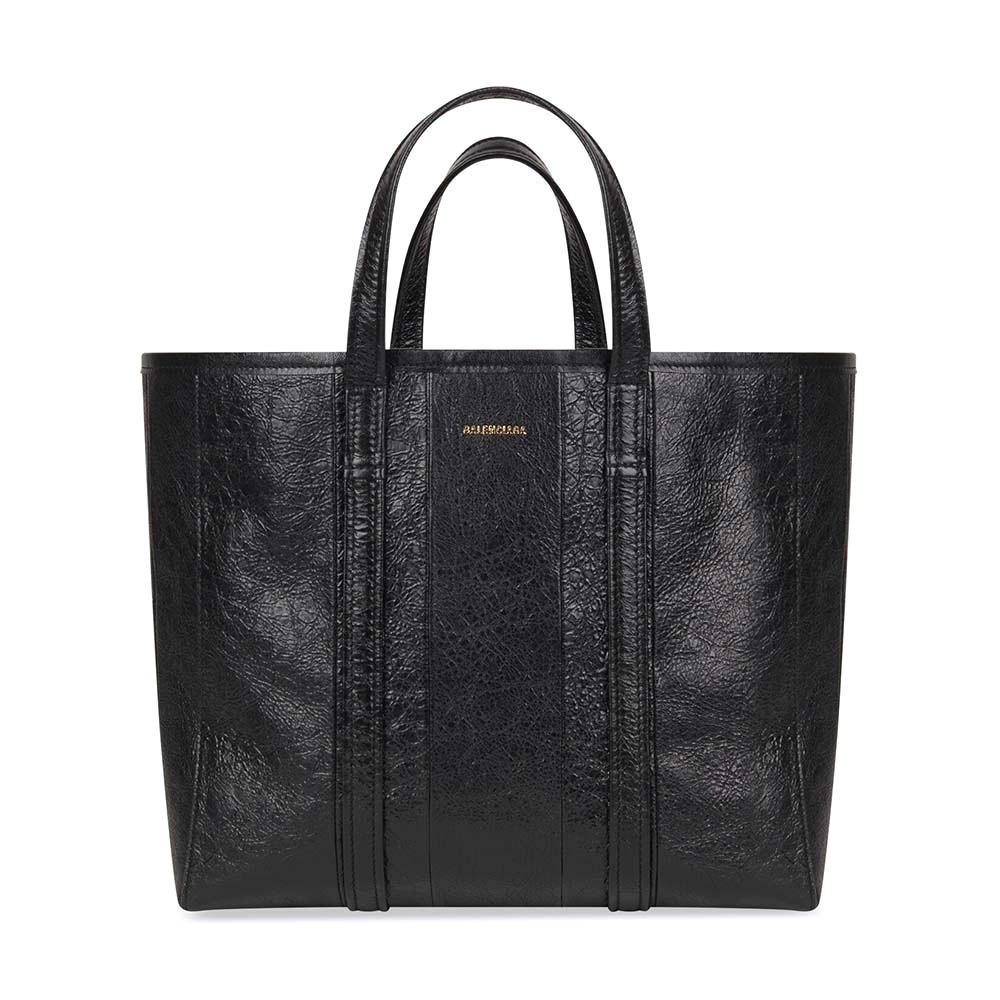 TÚI Balenciaga Women Barbes Medium East-West Shopper Bag in Black