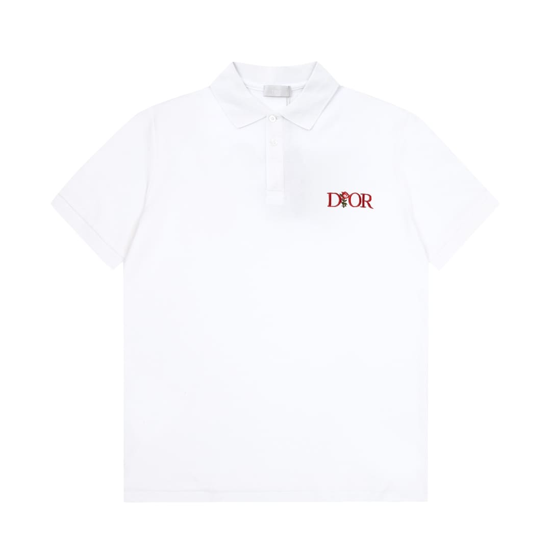ÁO DIOR POLO SHIRT MÀU TRẮNG UNISEX