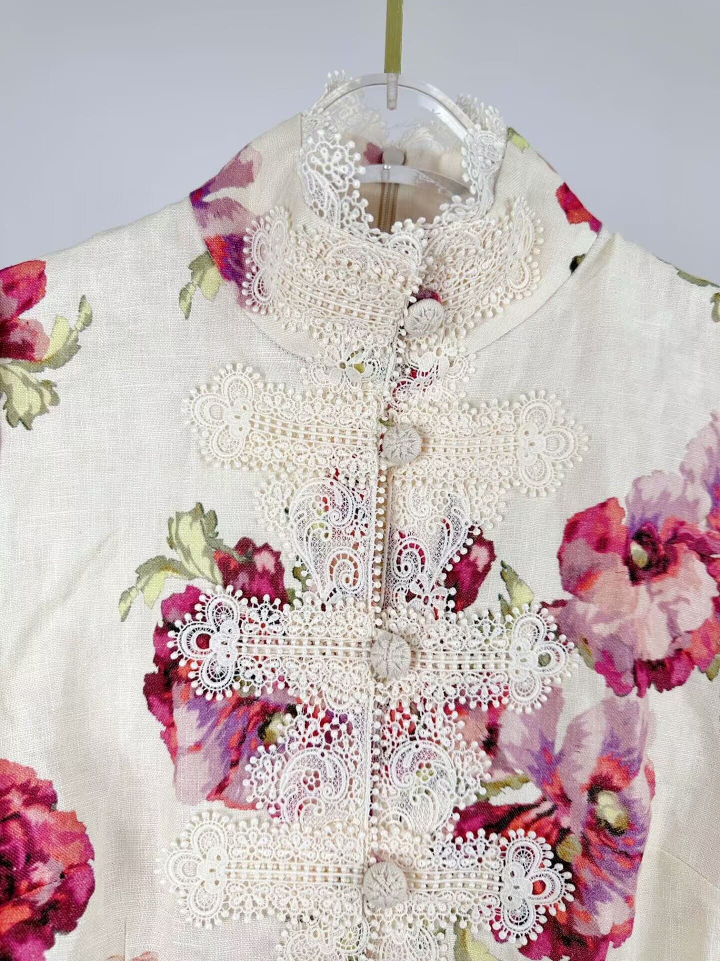 VÁY ZIMMERMANN Vintage Flower Long Sleeve Long Dress High Classy