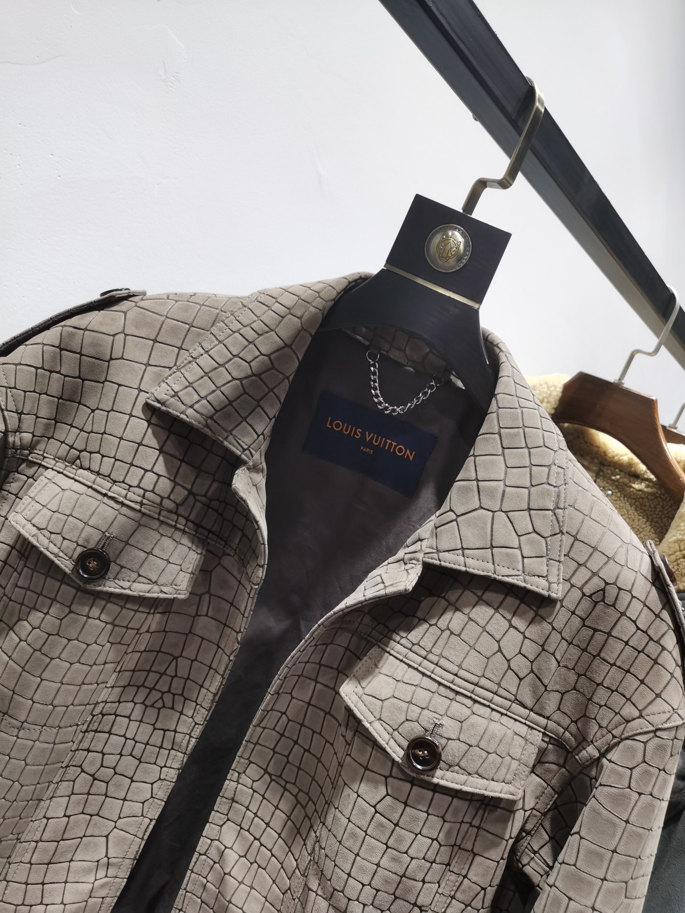 ÁO LOUIS VUITTON LEATHER JACKET