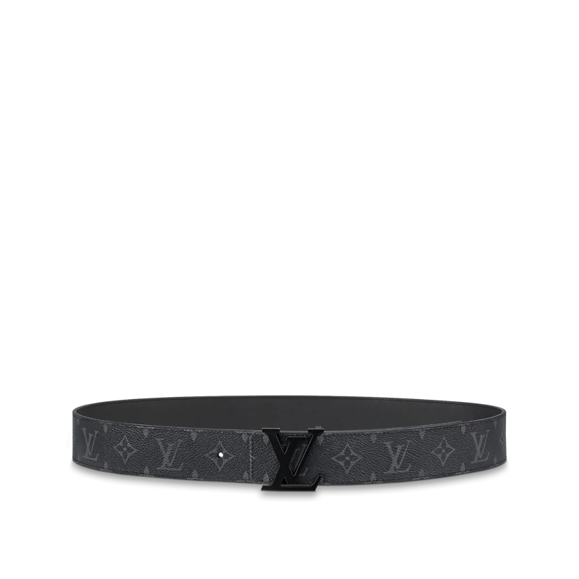 DÂY LƯNG LOUIS VUITTON LV INITIALES 40MM MATTE BLACK 2023
