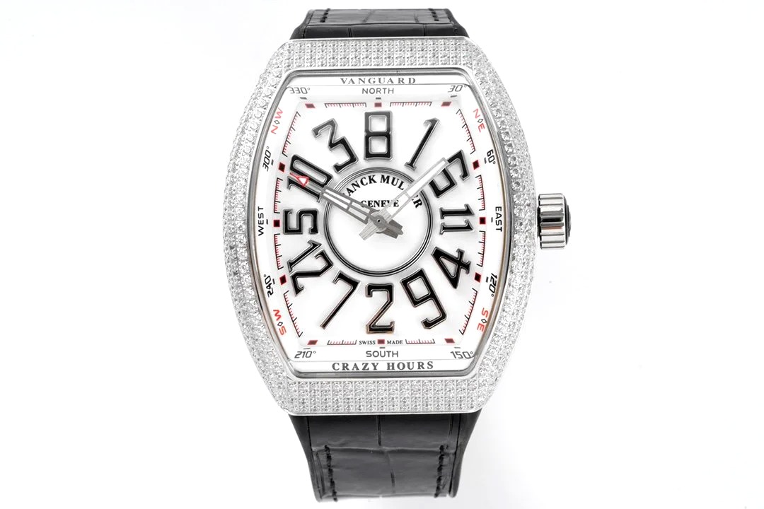 ĐỒNG HỒ FRANCK MULLER FULL DIAMOND Vanguard V45 Crazy Hours