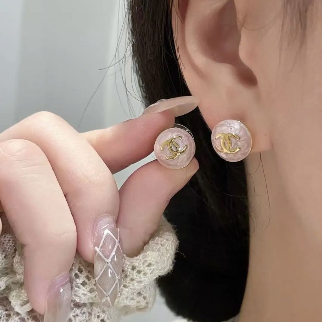 HOA TAI CHANEL CC PINK PEARLS