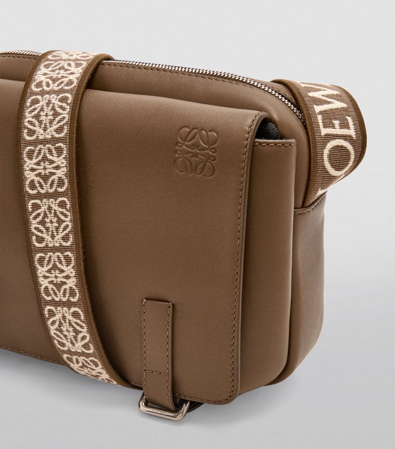 TÚI LOEWE XS Leather Military Messenger Bag