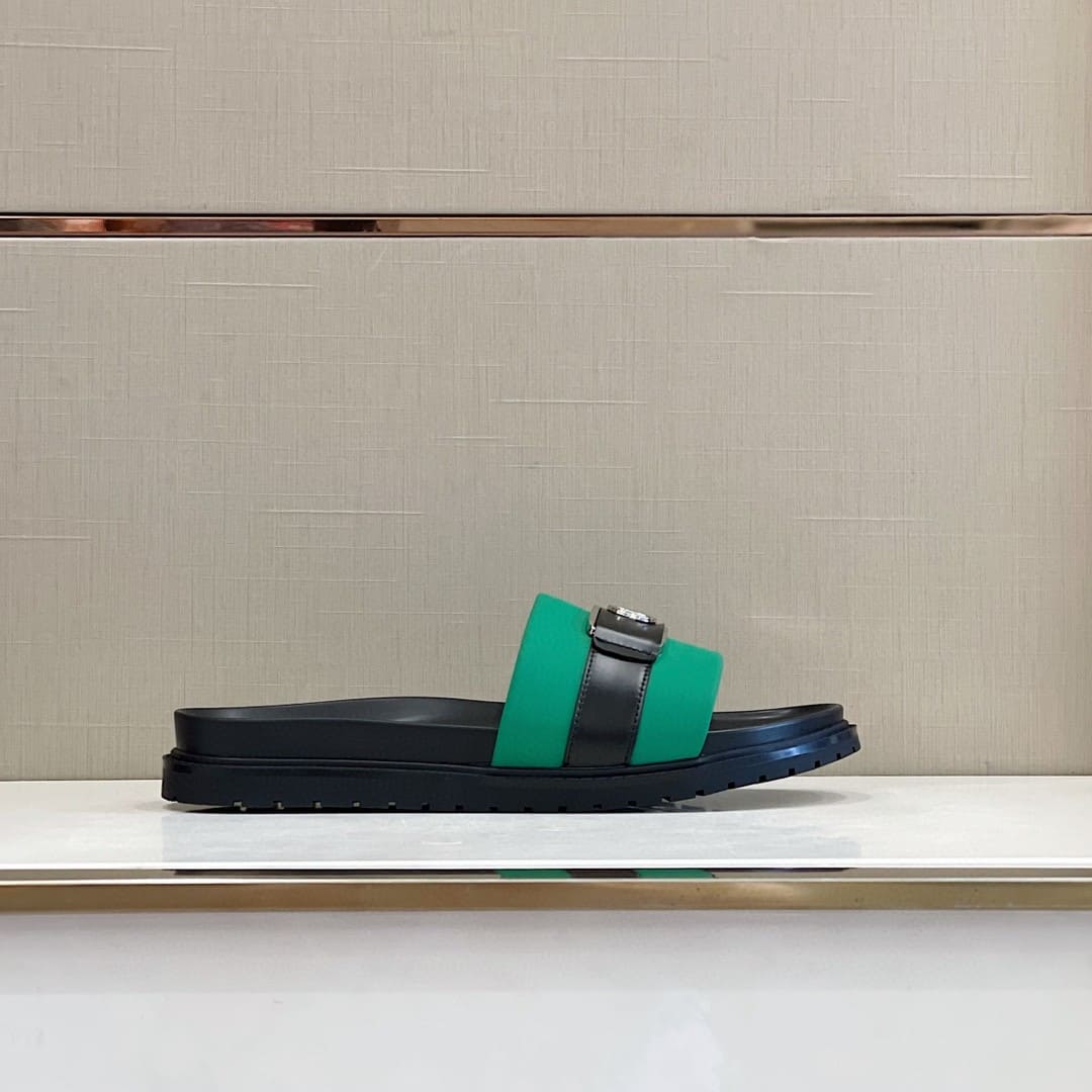 DÉP LOUIS VUITTON LV CIRCLE LOGO SANDAL AAA
