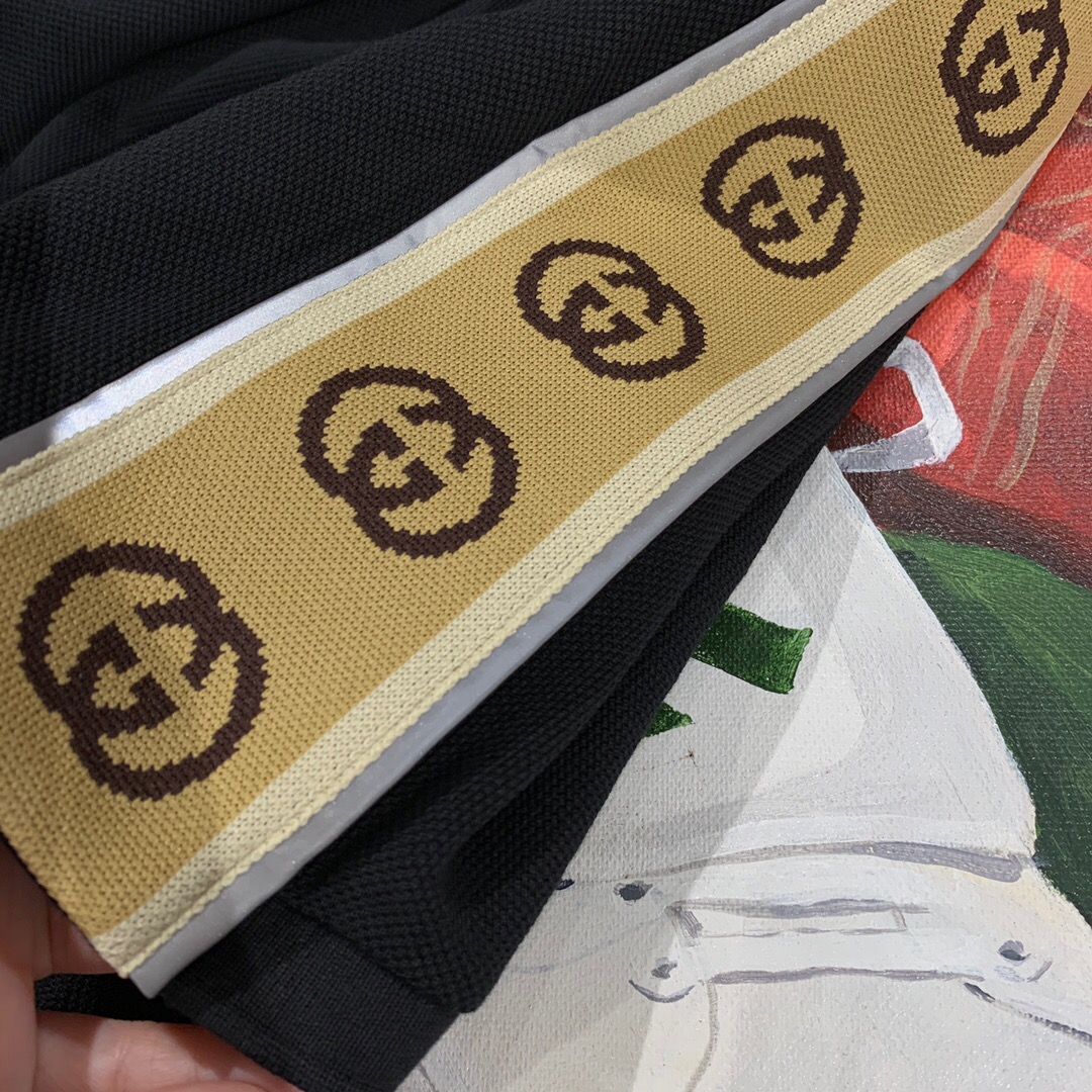 ÁO GUCCI GG Shoulder Polo Shirt