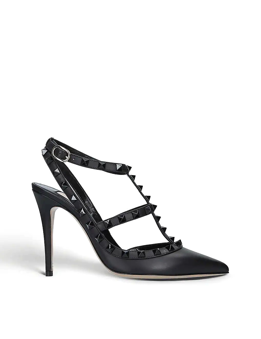 GIÀY VALENTINO GARAVANI So Noir 100 studded leather courts