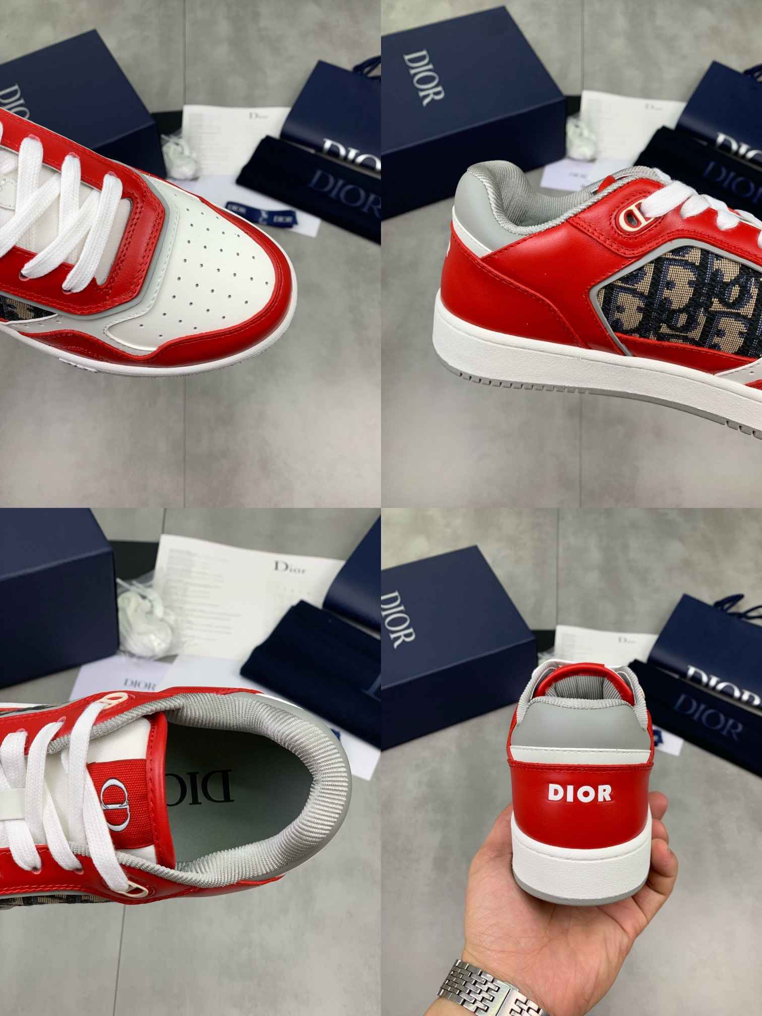 GIÀY CHRISTIAN DIOR LEATHER SNEAKER SHOES AAA