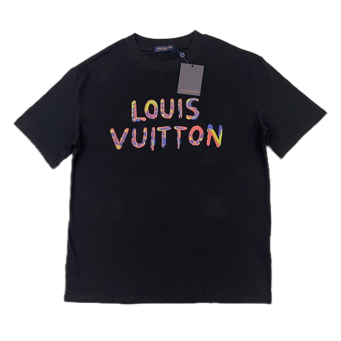 ÁO LOUIS VUITTON T SHIRT MÀU ĐEN UNISEX
