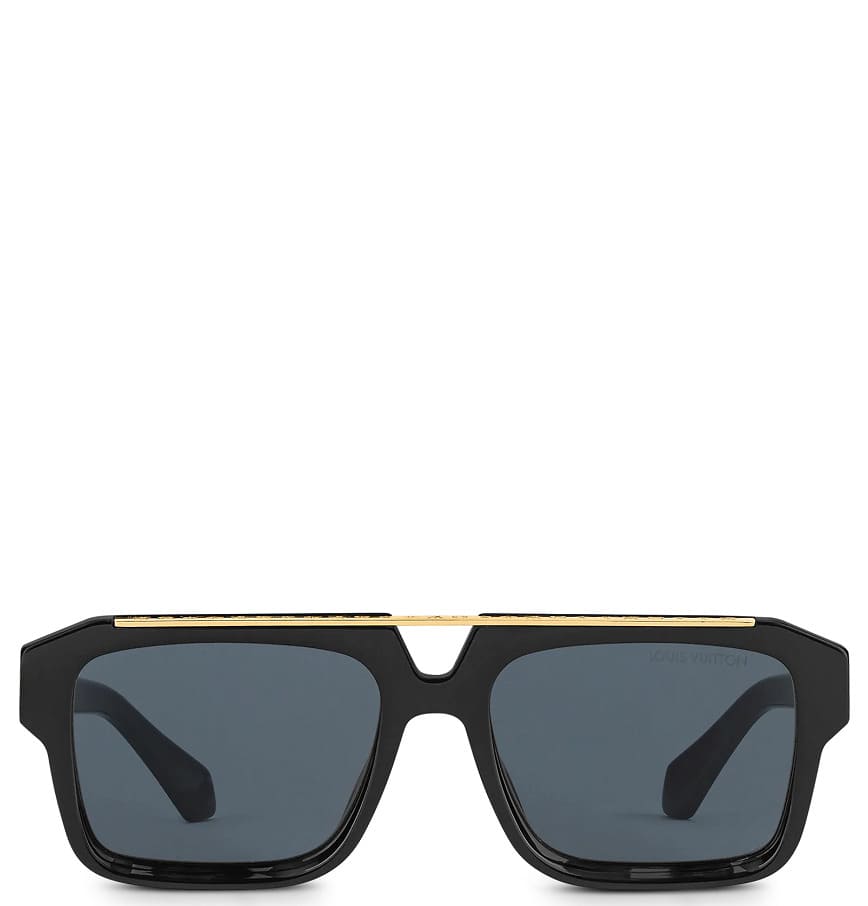 Kính Nam Louis Vuitton Mascot Pilot Square 'Black'
