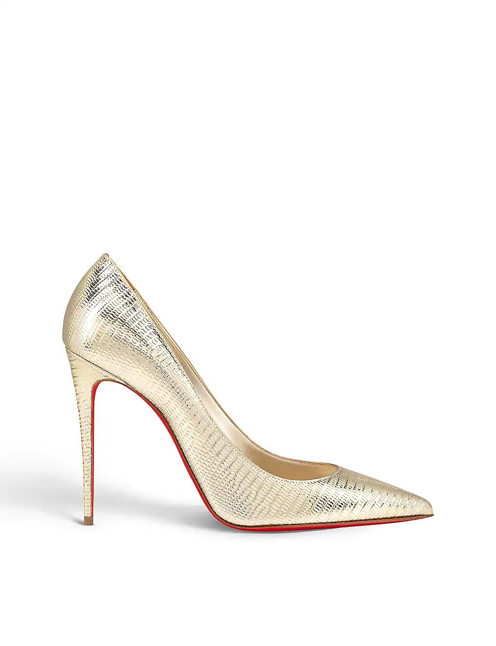 GIÀY CHRISTIAN LOUBOUTIN Kate 100 leather heeled courts