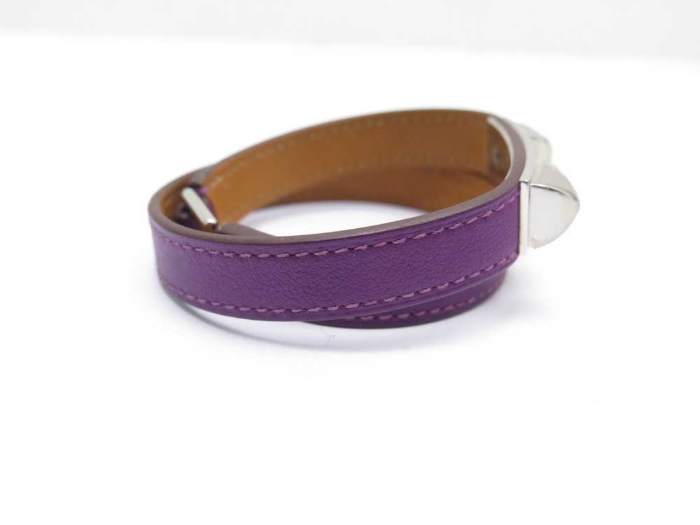 HERMES BRACELETS rivale double tour swift leather