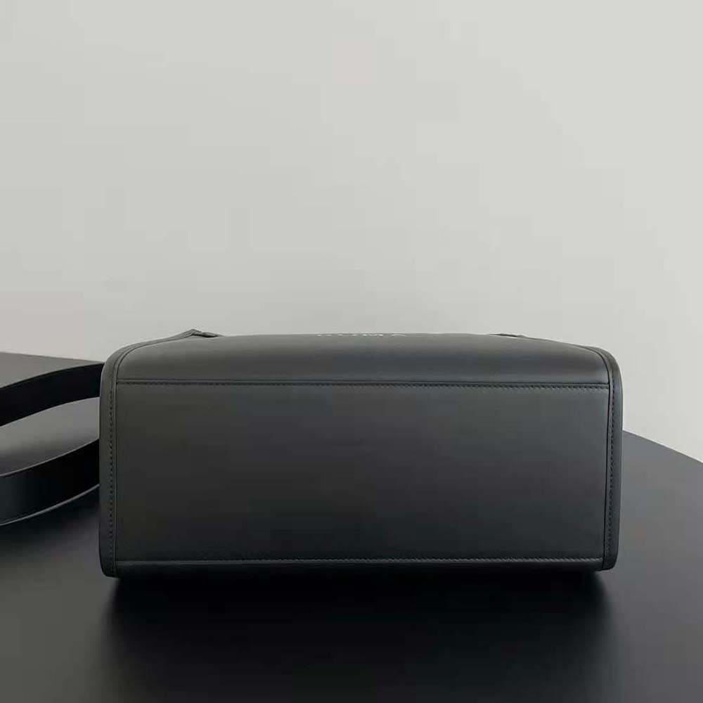TÚI Fendi Women By The Way Mini Small Boston Bag in Black Leather