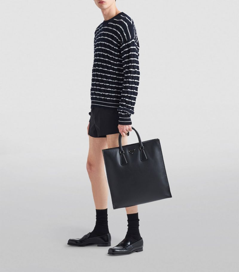 TÚI PRADA  Leather Tote Bag