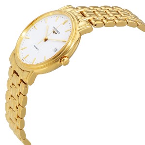 ĐỒNG HỒ LONGINES Presence White Dial Ladies Gold Tone Watch