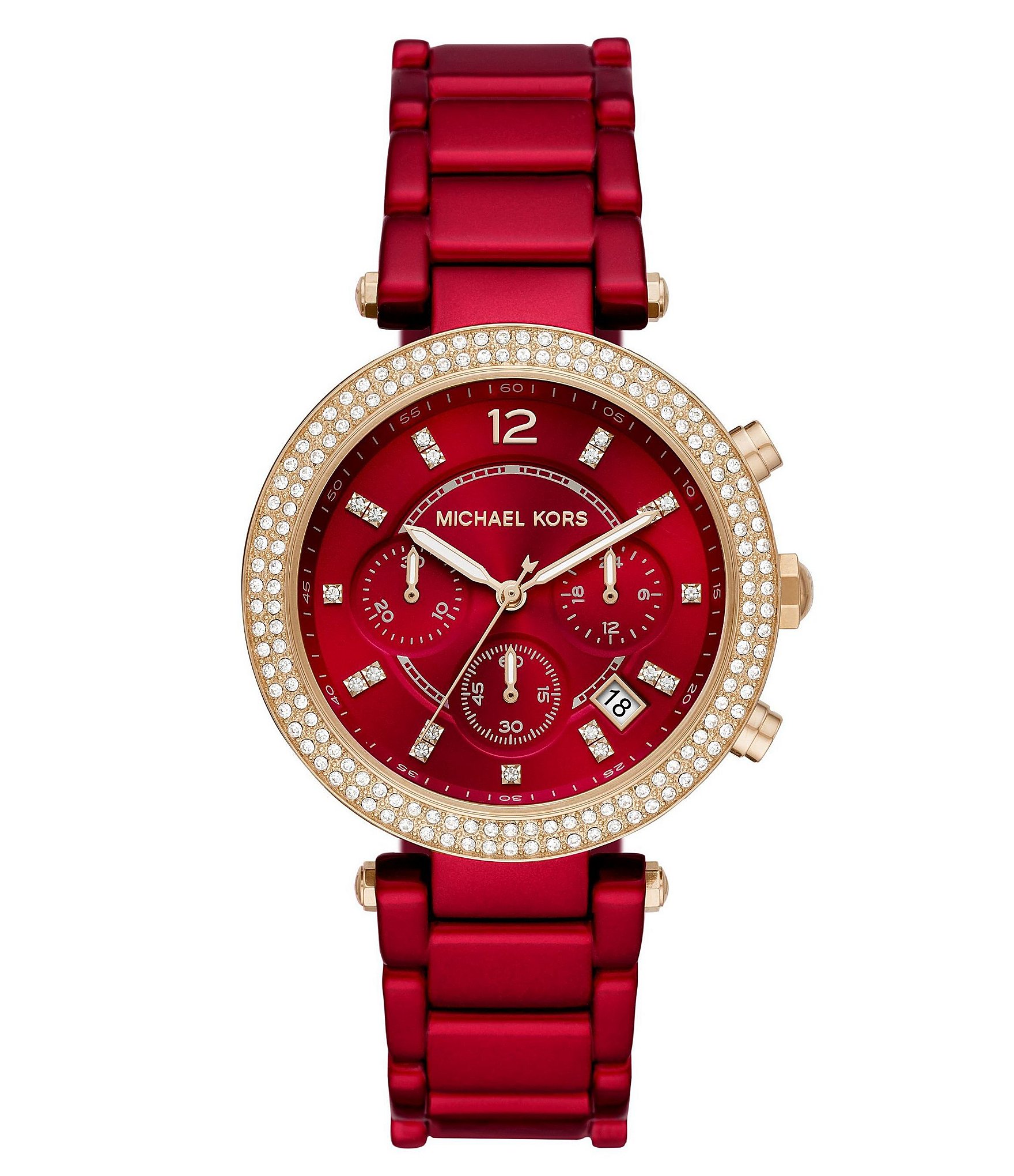 Đồng hồ MICHAEL KORS PARKER RED COATED WATCH 39MM