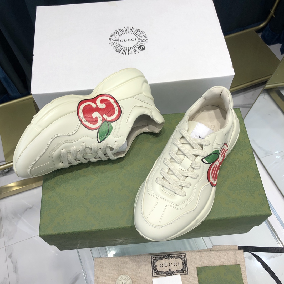 GIÀY GUCCI RHYTON GG ITALIA SNEAKERS SHOES UNISEX