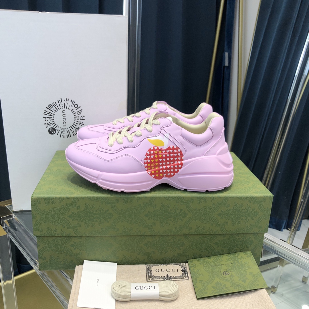 GIÀY GUCCI RHYTON GG ITALIA SNEAKERS SHOES UNISEX