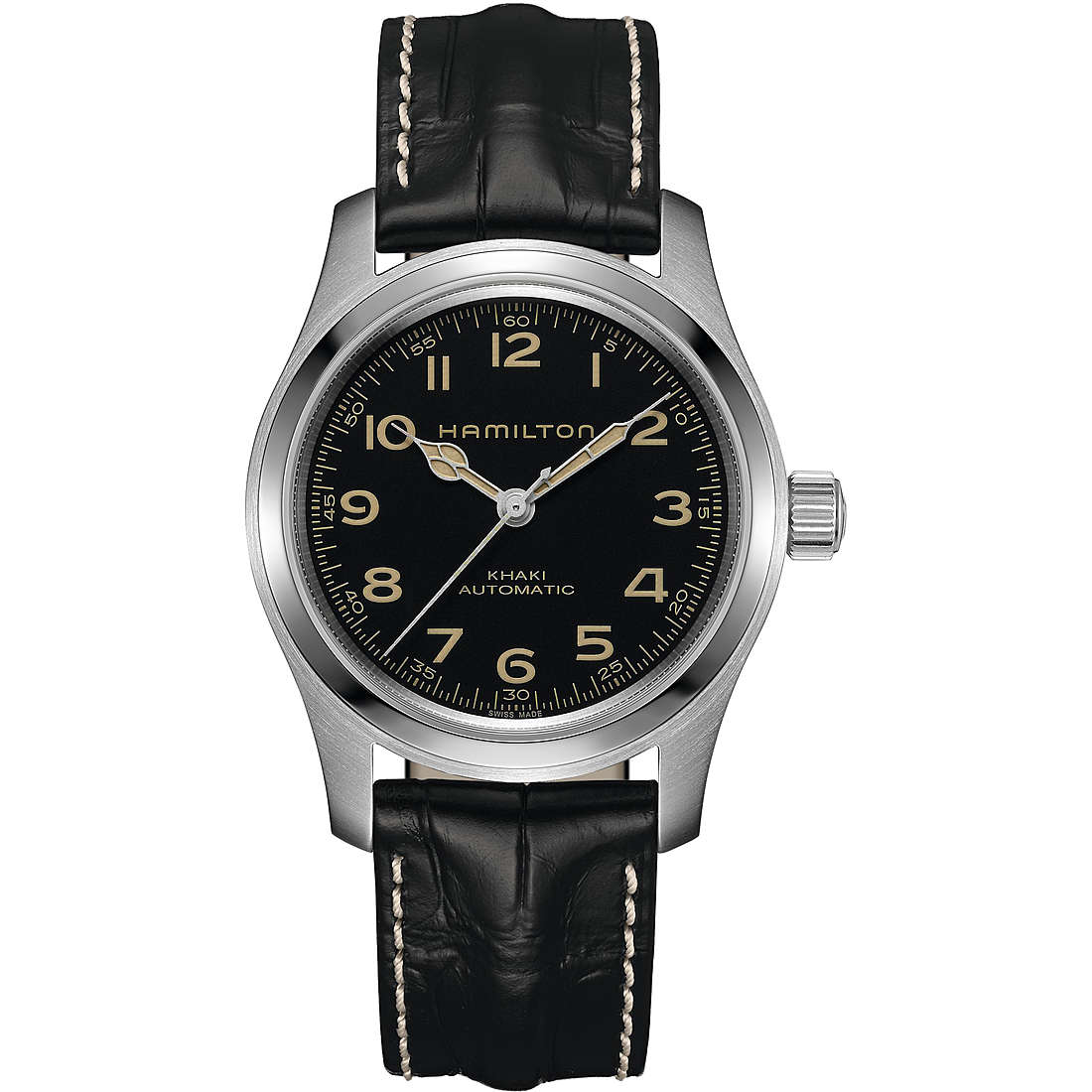 Hamilton Khaki Field Murph Automatic Black Dial Men Watch