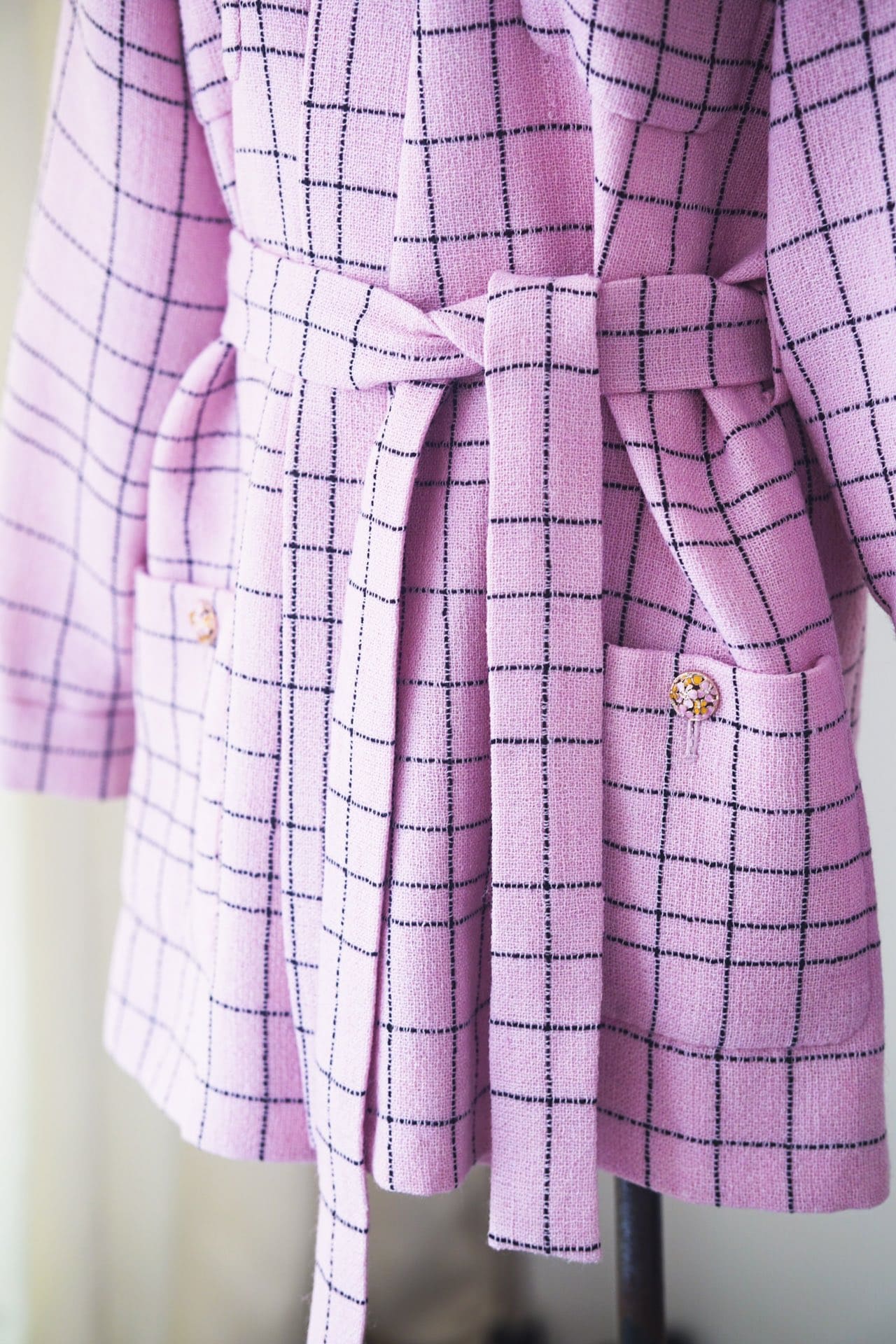 BỘ ĐỒ CHANEL CAMELLIA MÀU HỒNG NHẠT LIGHT PINK MID DRESS High Classy