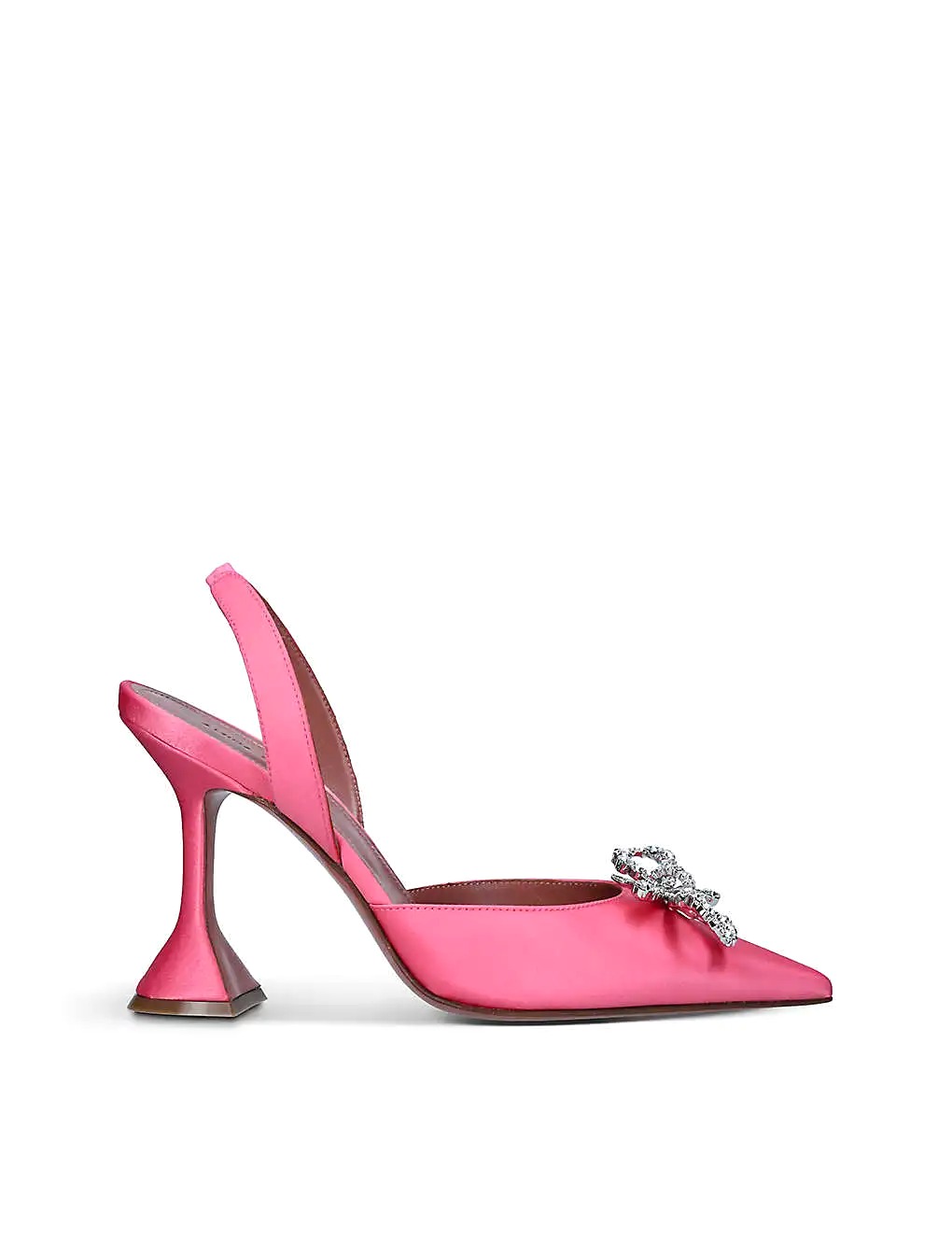 GIÀY AMINA MUADDI Rosie crystal-embellished sling-back courts