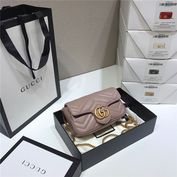 TÚI Gucci GG marmont super mini bag pink Top Quality