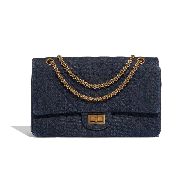 TÚI Chanel 2.55 Reissue 227 Denim Blue