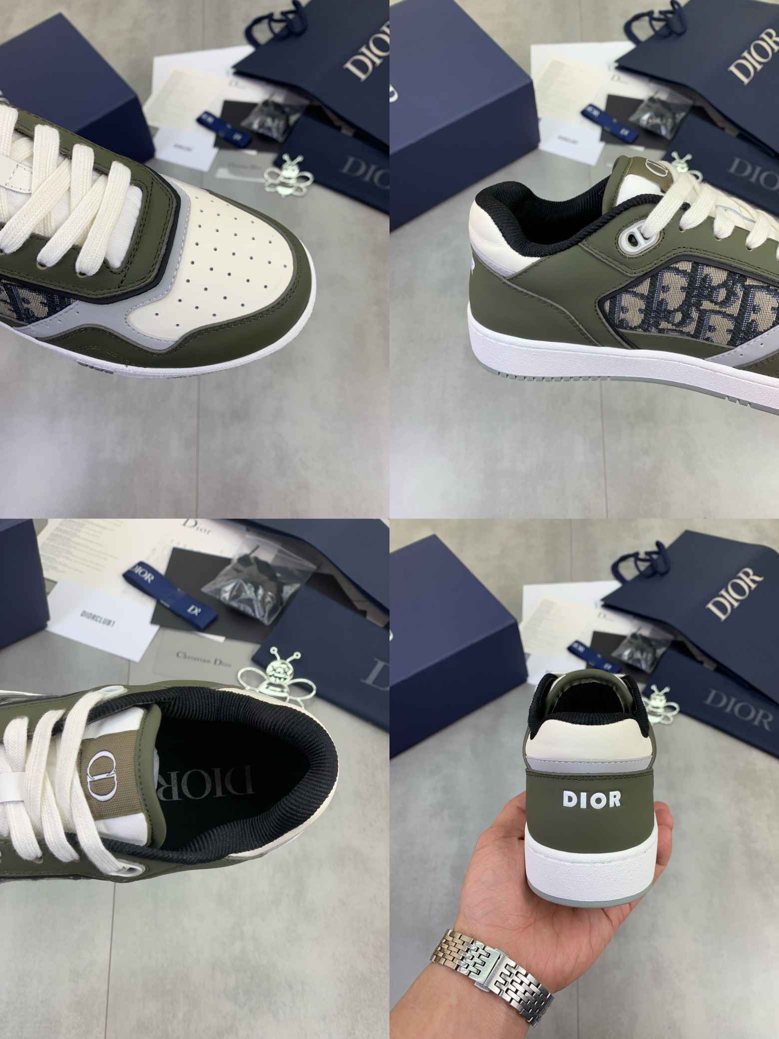 GIÀY CHRISTIAN DIOR LEATHER SNEAKER SHOES AAA