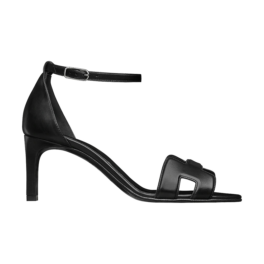 GIÀY Hermes Women Premiere 70 High Heel Sandal in Calfskin with Thin Ankle Strap SS2022