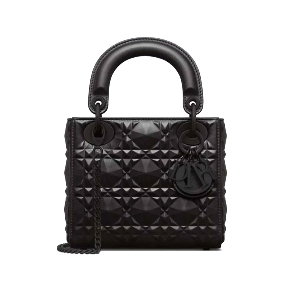 Small Lady Dior My ABCDior Bag Hazelnut Cannage Lambskin  DIOR