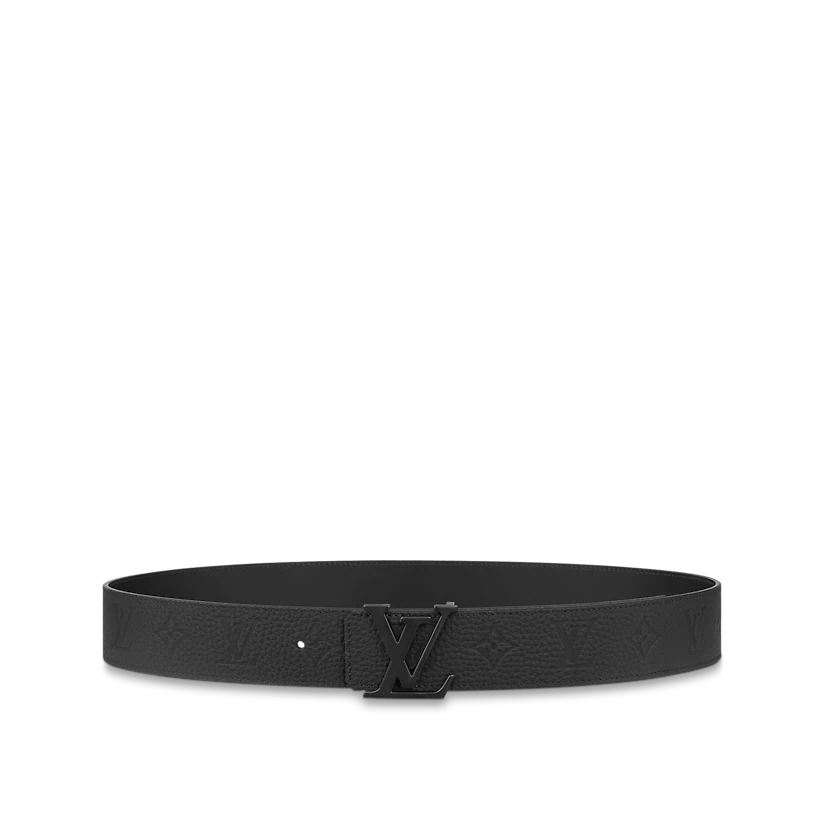DÂY LƯNG LOUIS VUITTON LV INITIALES 40MM REVERSIBLE BLACK 2023