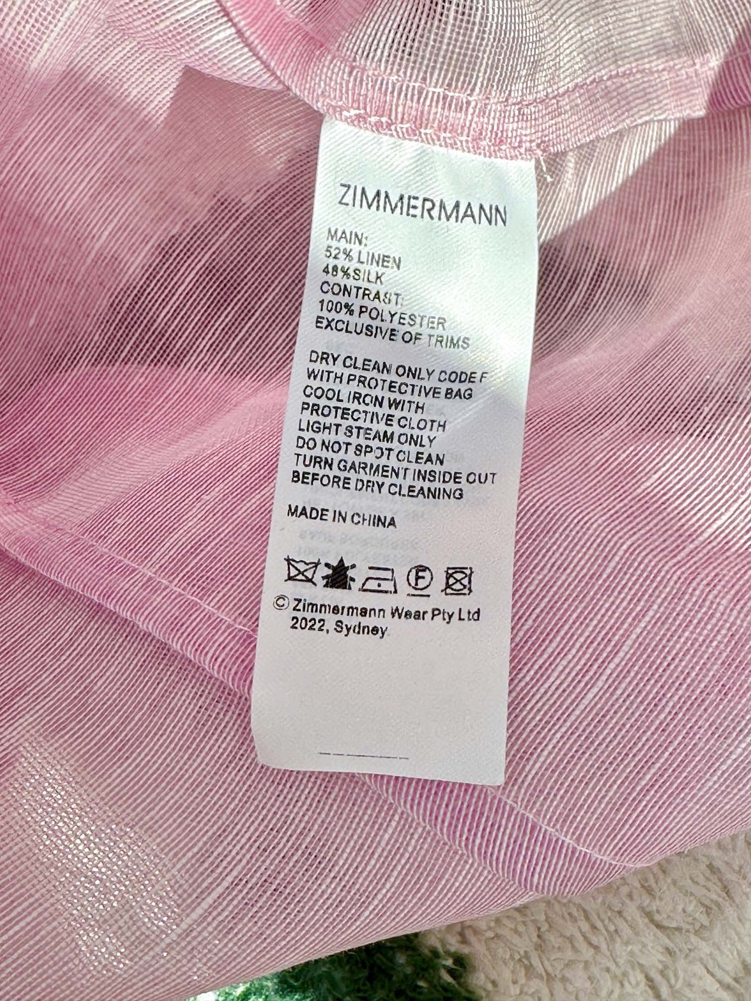 ÁO ZIMMERMANN Flower Purple High Classy