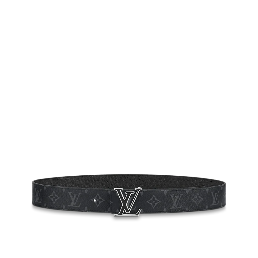 DÂY LƯNG LOUIS VUITTON LV INITIALES 40MM REVERSIBLE BLACK 2023