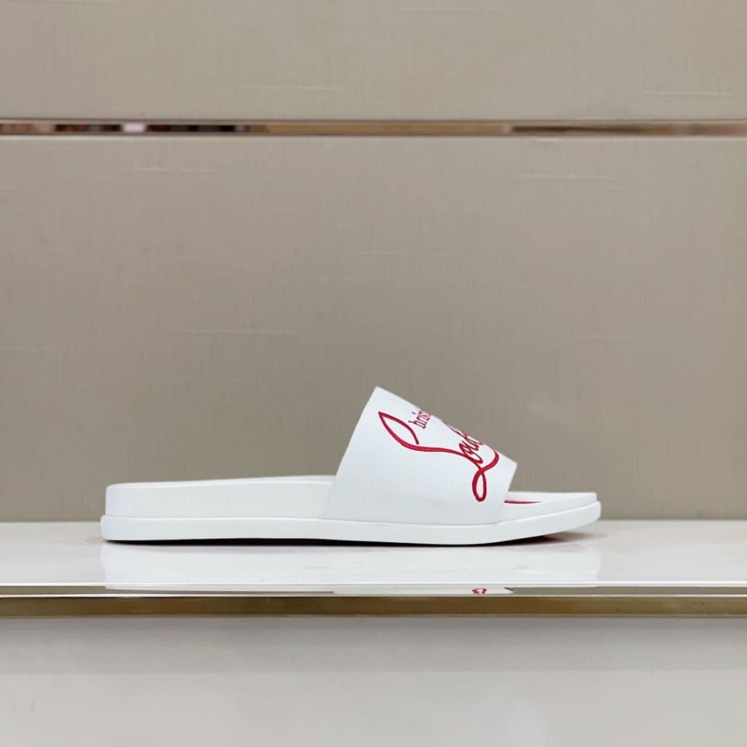 DÉP CHRISTIAN LOUBOUTIN RED LOGO SANDAL AAA