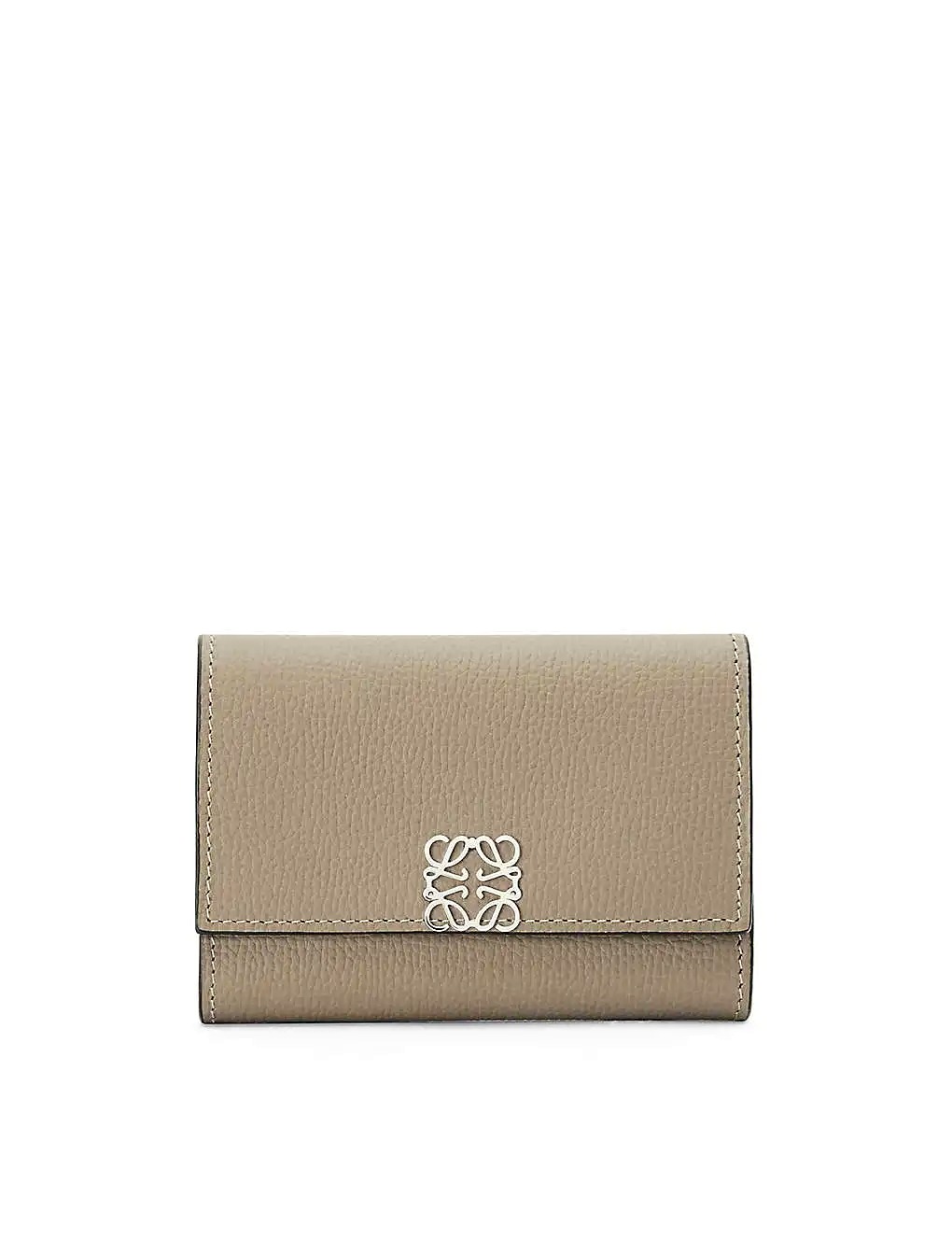 VÍ LOEWE Anagram-embellished grained leather wallet