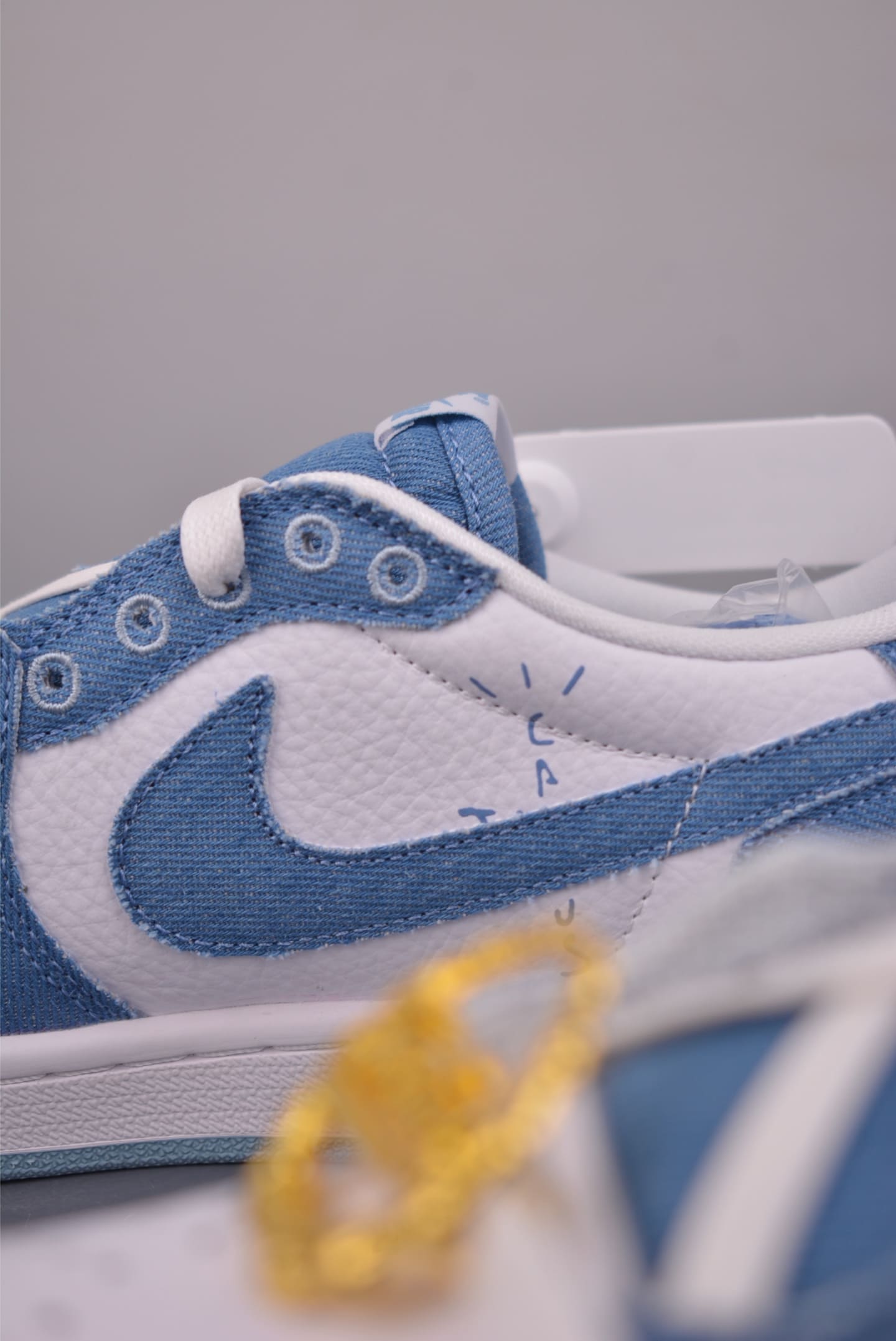 GIÀY TRAVIS SCOTT X AIR JORDAN 1 LOW DENIM BLUE TOP QUALITY SHOES AAA