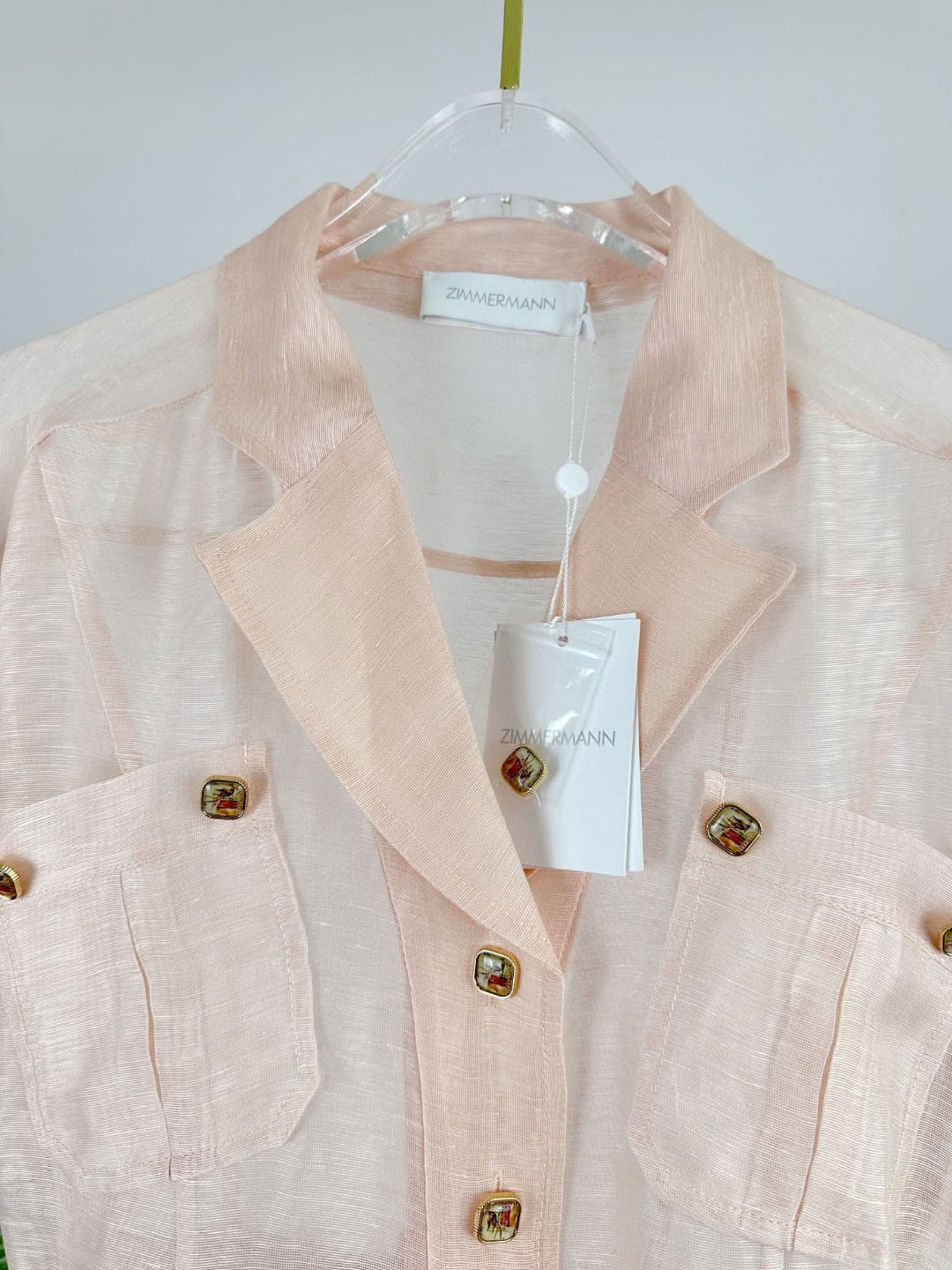 VÁY ZIMMERMANN Vintage Flower Short Sleeve Long Dress High Classy