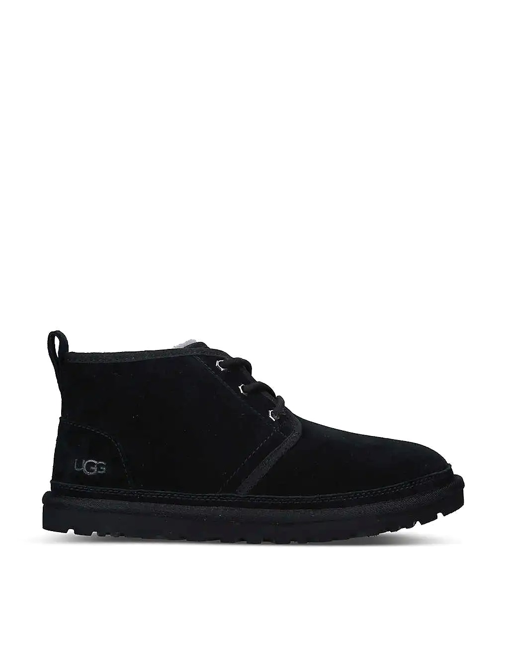 GIÀY UGG Neumel logo-debossed suede chukka boots