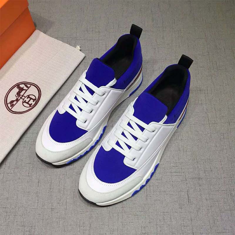 GIÀY HERMES Stadium Sneaker-White